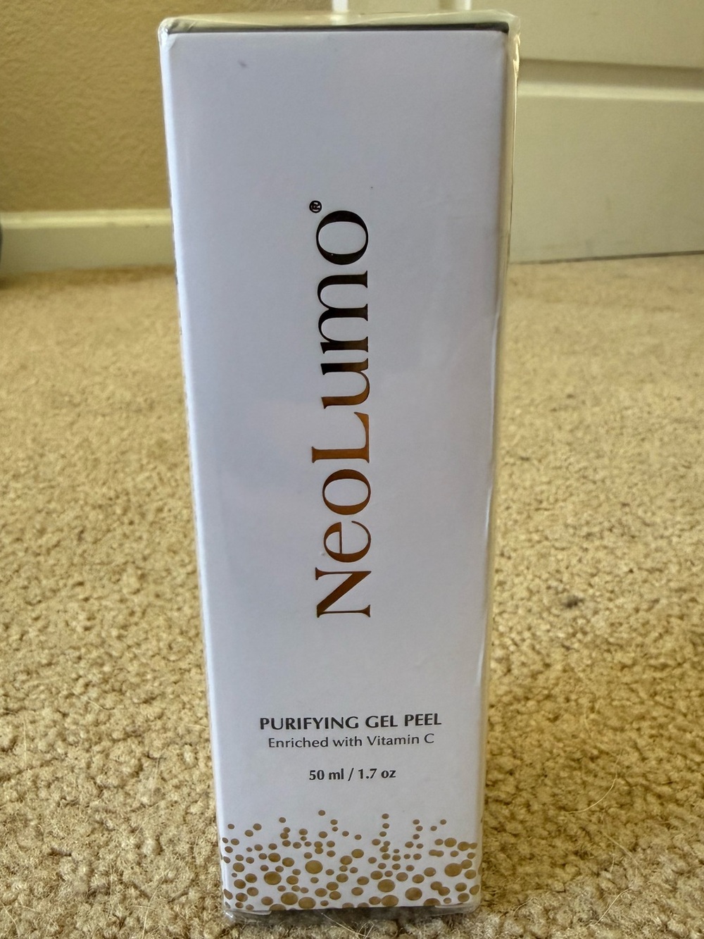 NeoLumo Purifying Gel Peel Enriched with Vitamin C Anti Aging 1.7oz / 50ml - NWT